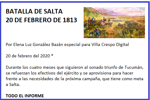 BATALLA DE SALTA